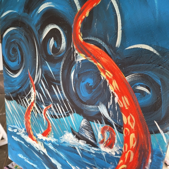 Kraken original painting